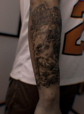 fine-line tattoo · piece 07 · Aleksandra, Kraska Tattoo, Rishon LeZion