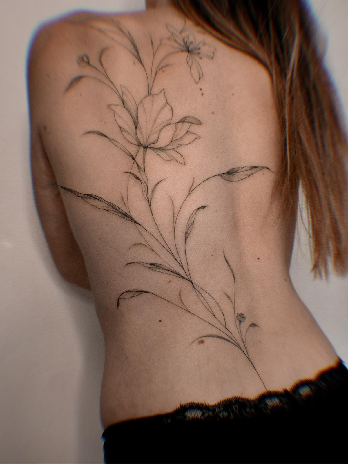 fine-line tattoo · piece 16 · Aleksandra, Kraska Tattoo, Rishon LeZion