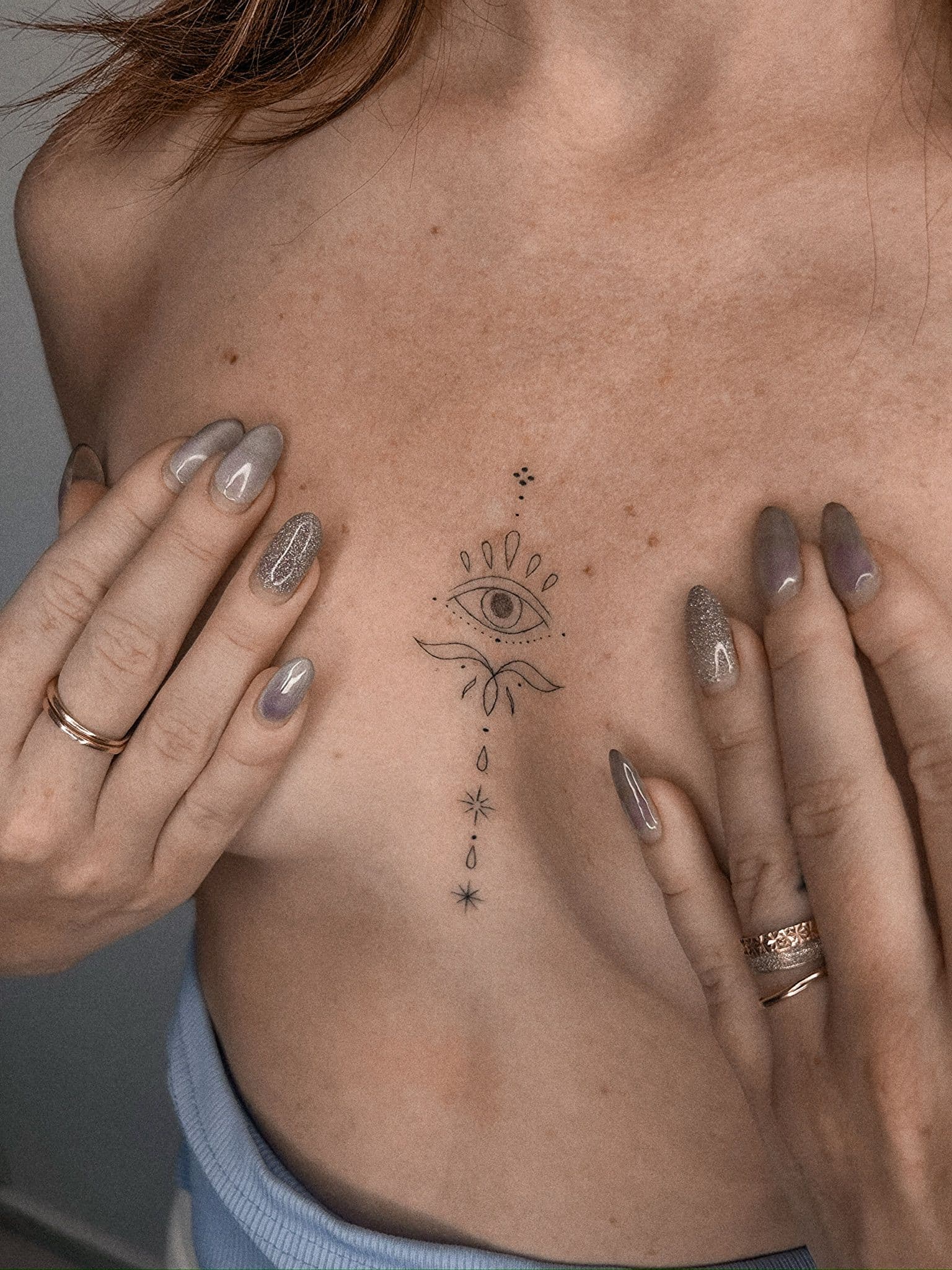 fine-line tattoo · piece 23 · Aleksandra, Kraska Tattoo, Rishon LeZion