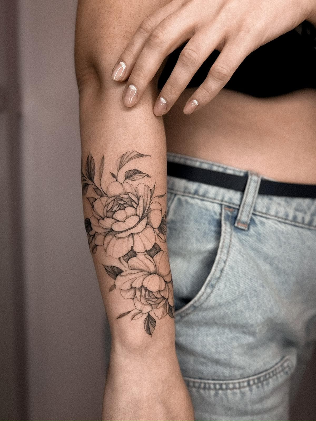 fine-line tattoo · piece 27 · Aleksandra, Kraska Tattoo, Rishon LeZion