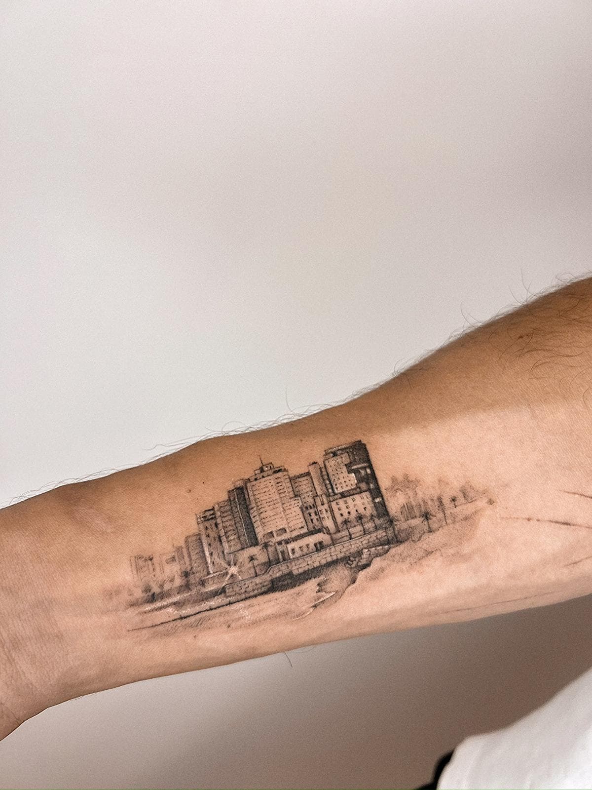 fine-line tattoo · piece 30 · Aleksandra, Kraska Tattoo, Rishon LeZion