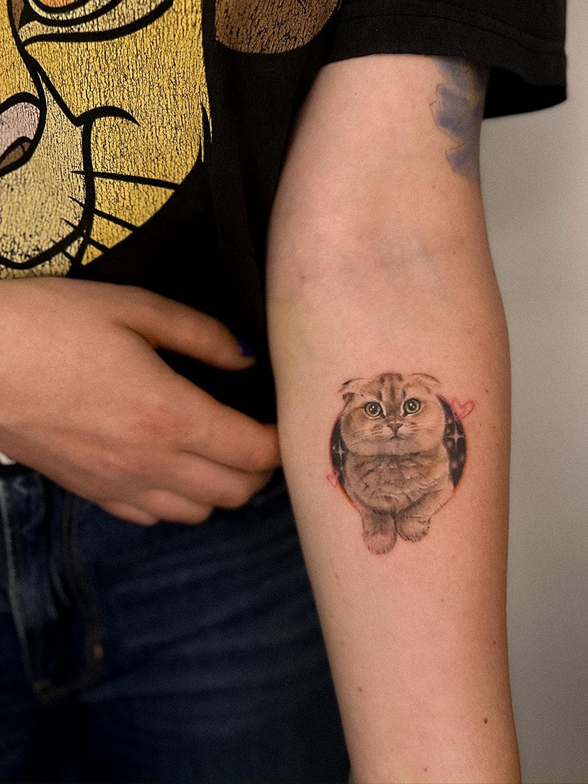fine-line tattoo · piece 34 · Aleksandra, Kraska Tattoo, Rishon LeZion