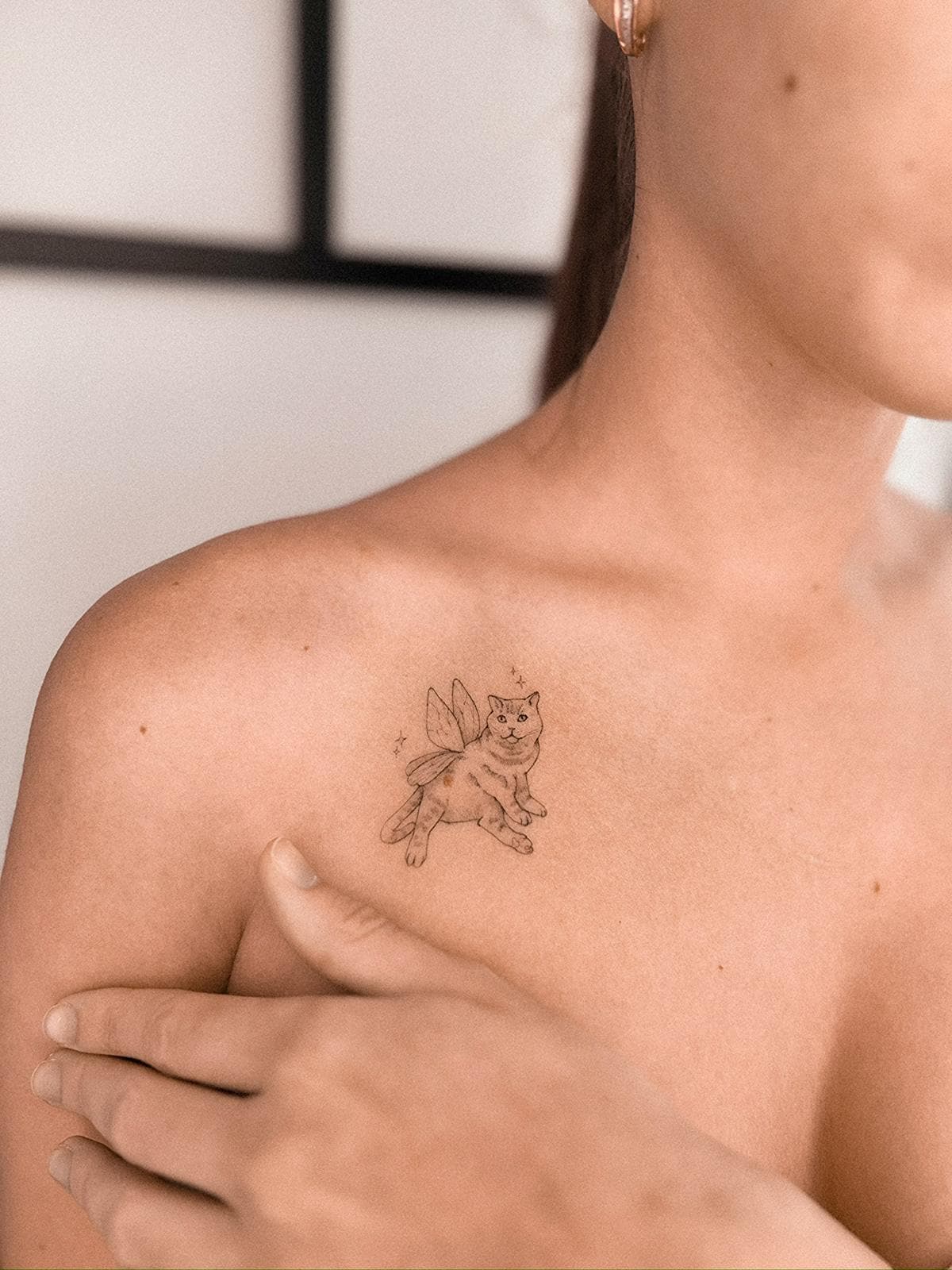 fine-line tattoo · piece 37 · Aleksandra, Kraska Tattoo, Rishon LeZion