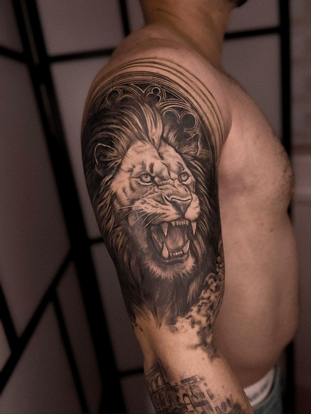 fine-line tattoo · piece 38 · Aleksandra, Kraska Tattoo, Rishon LeZion