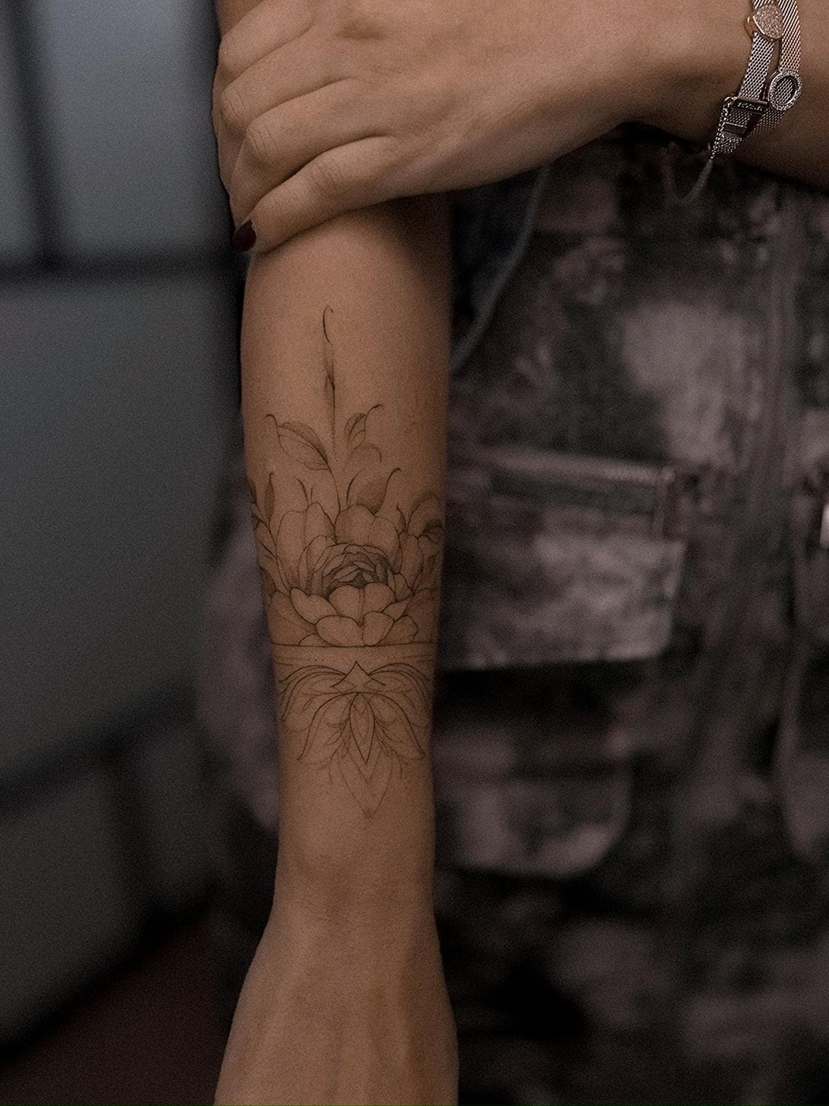 fine-line tattoo · piece 41 · Aleksandra, Kraska Tattoo, Rishon LeZion
